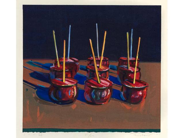 Wayne Thiebaud (born 1920); Candy Apples;