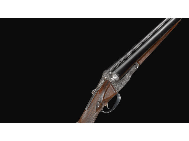 A rare 12 gauge AAHE Grade Parker Brothers boxlock shotgun -Select US Arms Type-