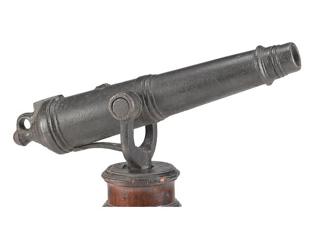 A British iron carronade swivel gun with attribution to the Revolutionary War -Select US Arms Type-