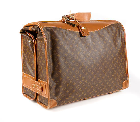 Bonhams : A Louis Vuitton soft sided garment suitcase
