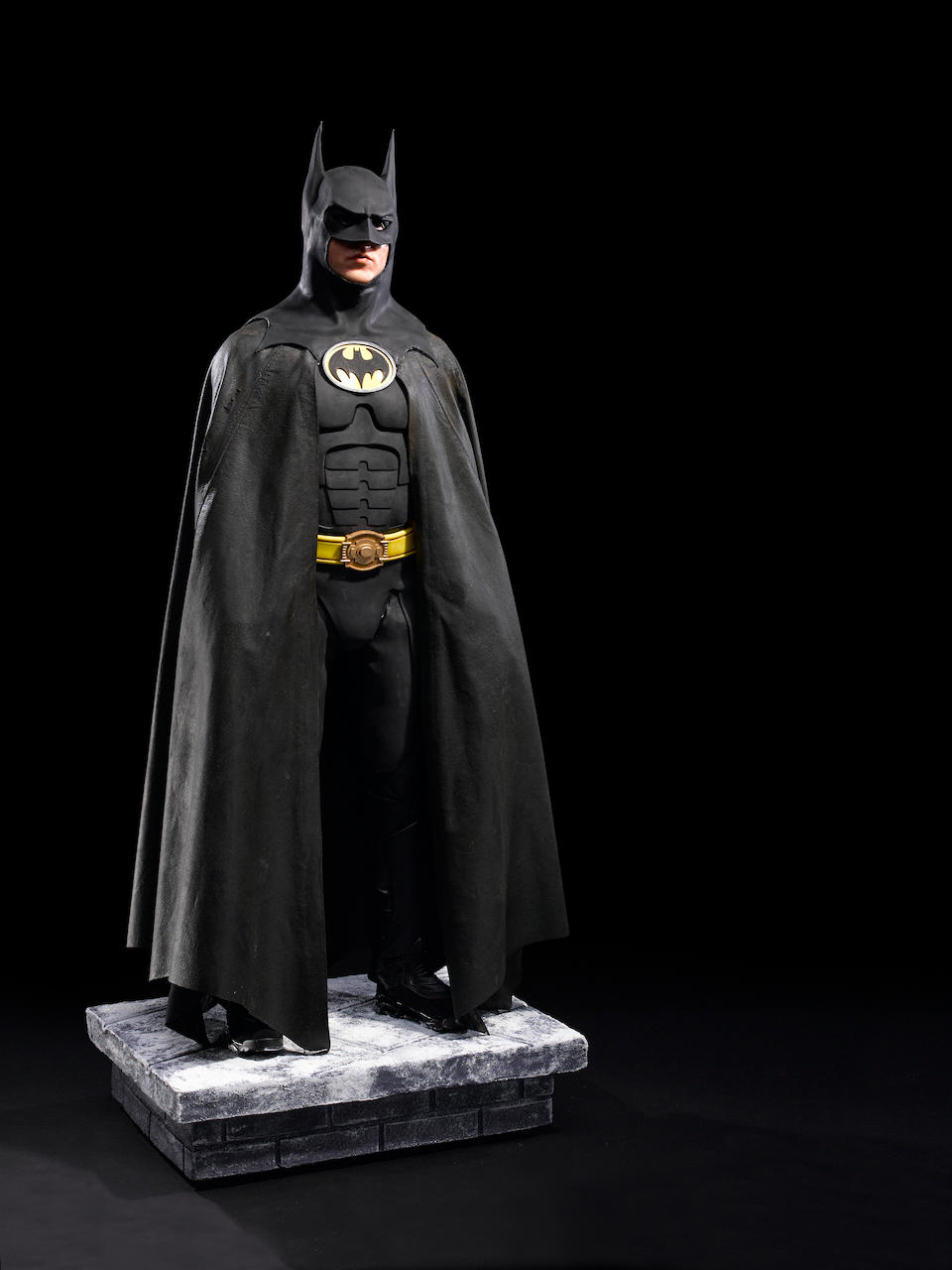 A Michael Keaton Batman costume from Batman Returns