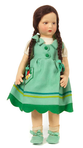 A Lenci felt girl doll