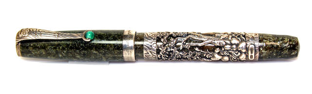 MONTEGRAPPA: Zodiac Rabbit Sterling Silver Limited Edition 1998 Fountain Pen