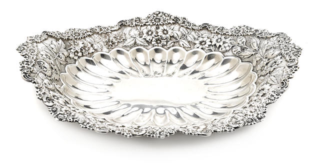 Bonhams : An American sterling silver applied and repousse floral ...