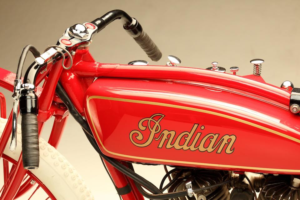 The "Harley Eater" privateer track bike,1921 Indian Board Track Racer Engine no. 71R956