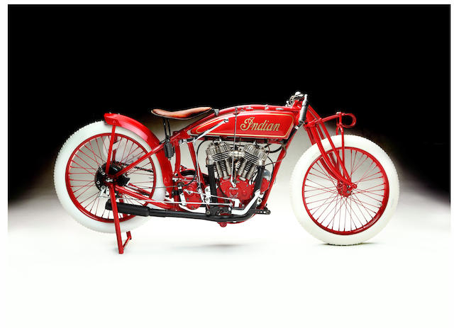 The "Harley Eater" privateer track bike,1921 Indian Board Track Racer Engine no. 71R956