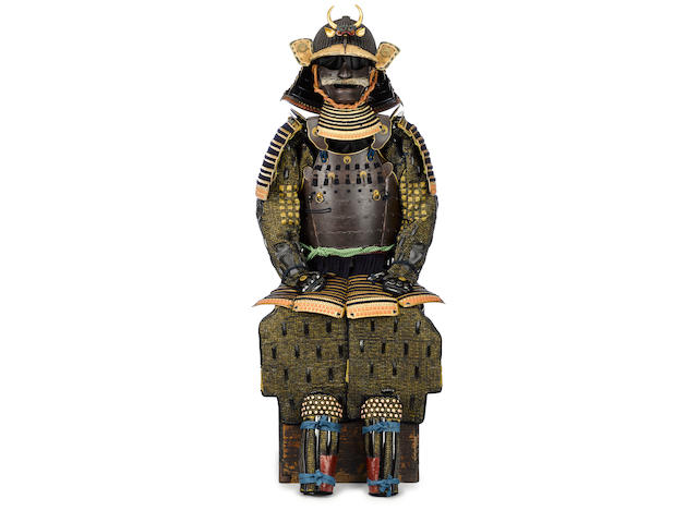An armor with a russet-iron do Edo period (18th century)