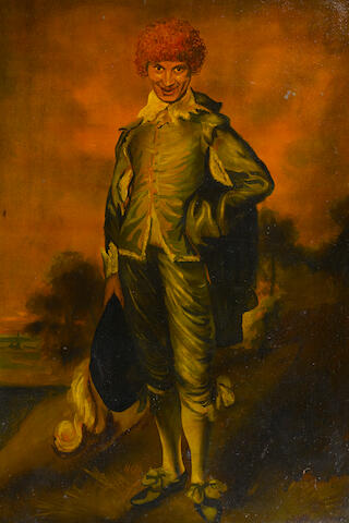 Bonhams A John Decker Portrait Of Harpo Marx As Gainsborough S