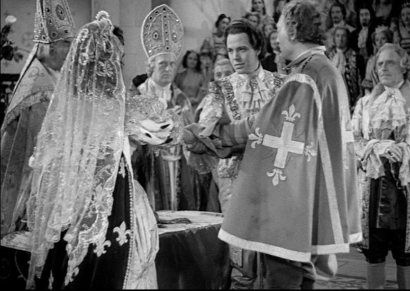 A Joan Bennett cape from The Man in the Iron Mask