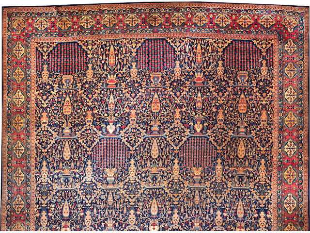An Indian carpet India size approximately 16ft. x 28ft. 7in.