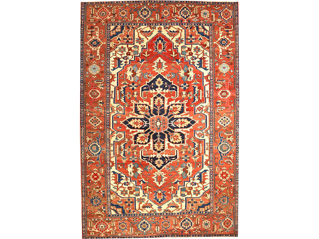 A Serapi carpet Northwest Persia size approximately 9ft. 10in. x 14ft. 8in.