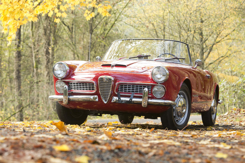 <b>1959 Alfa Romeo 2000 Spider  </b><br />Chassis no. AR.10204.00022 <br />Engine no. AR.00204.00263