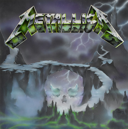 Alvin Petty original artwork for the Metallica Creeping Death single image 1