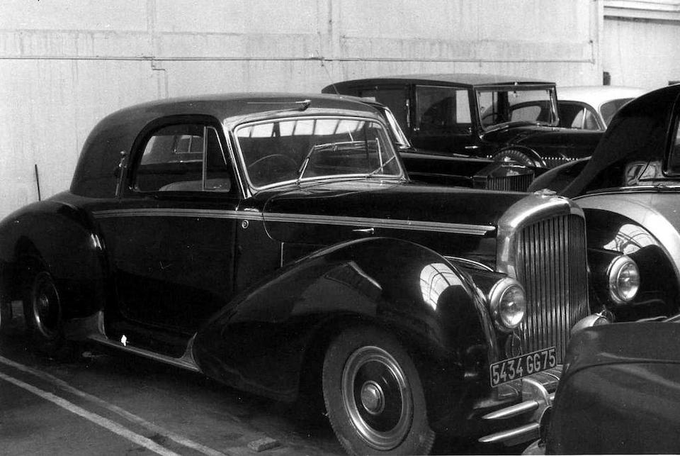 <b>1947 Bentley  MK VI Coupe  </b><br />Chassis no. B 9AJ <br />Engine no. B 65 A