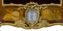 Thumbnail of An important François Linke Louis XV style gilt bronze mounted marquetry bibliothequelate 19th century image 19