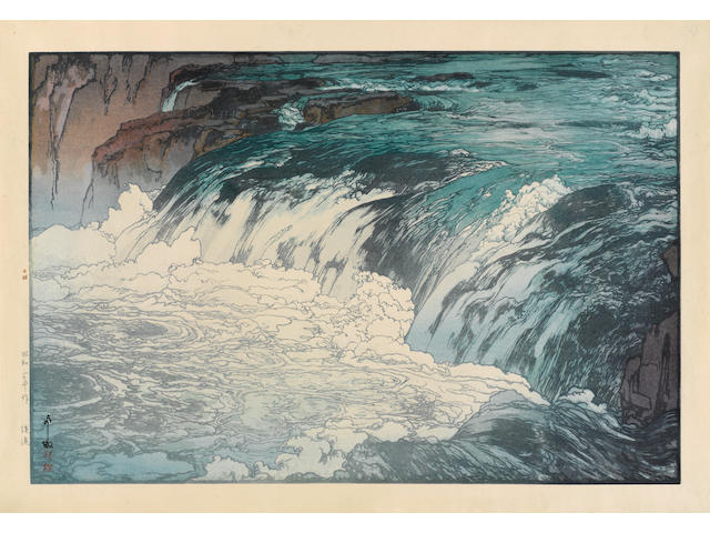 Hiroshi Yoshida (1876-1950) One large woodblock print