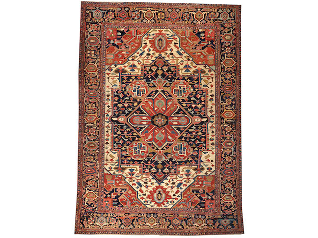 A Serapi carpet  Northwest Persia size approximately 12ft. 8in. x 18ft.
