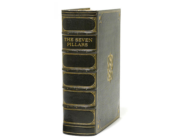 LAWRENCE, THOMAS EDWARD. 1888-1935. Seven Pillars of Wisdom: A Triumph. [London: Printed for the author by Manning Pike and H.J. Hodgson, 1926.]