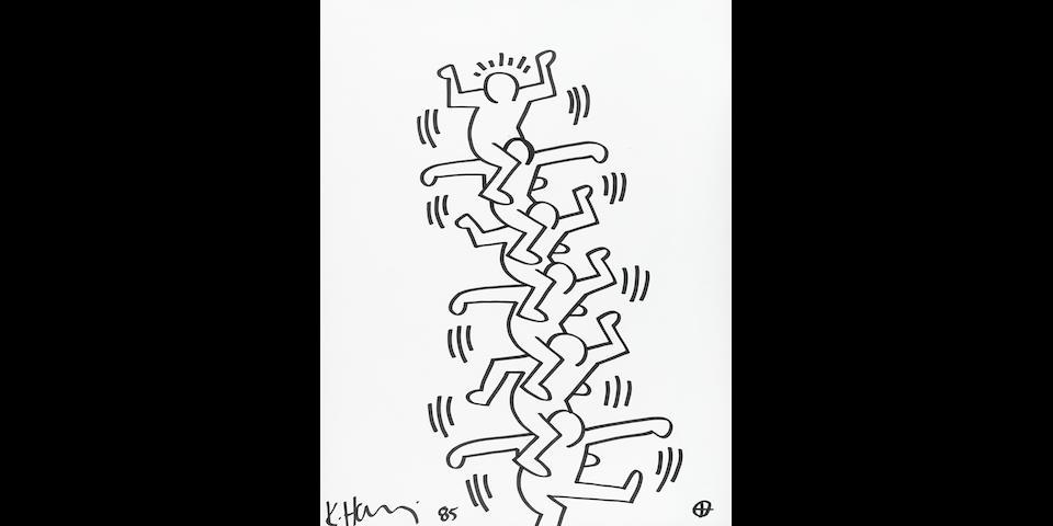 KEITH HARING (1958-1990) Untitled, 1984-85