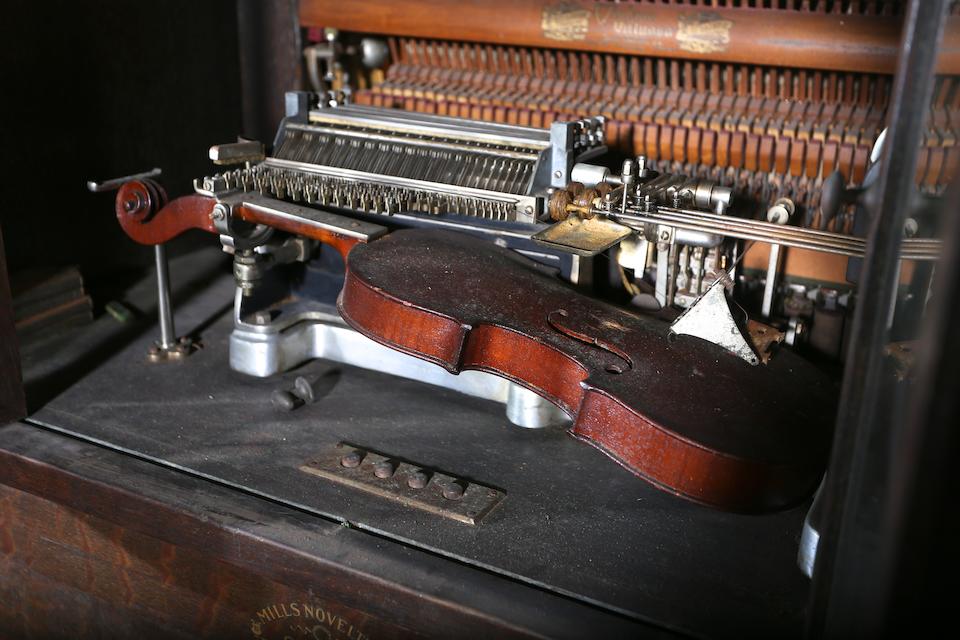 A Mills Violano-Virtuoso coin-operated instrument, circa 1915,