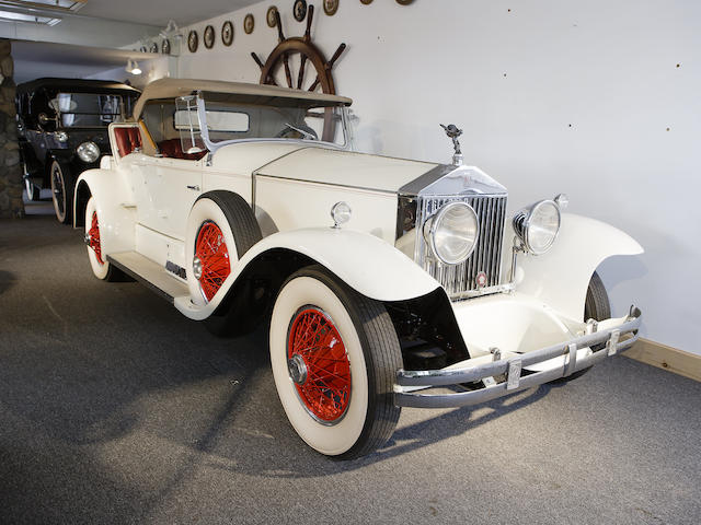 <i>Ex-Alton Walker, founding Chairman of the Pebble Beach Concours d'Elegance</i><BR /><B>1925 Rolls-Royce Silver Ghost Piccadilly Roadster<BR />Coachwork by Merrimac</B><BR />Chassis no. S169MK<BR />Engine no. 20694
