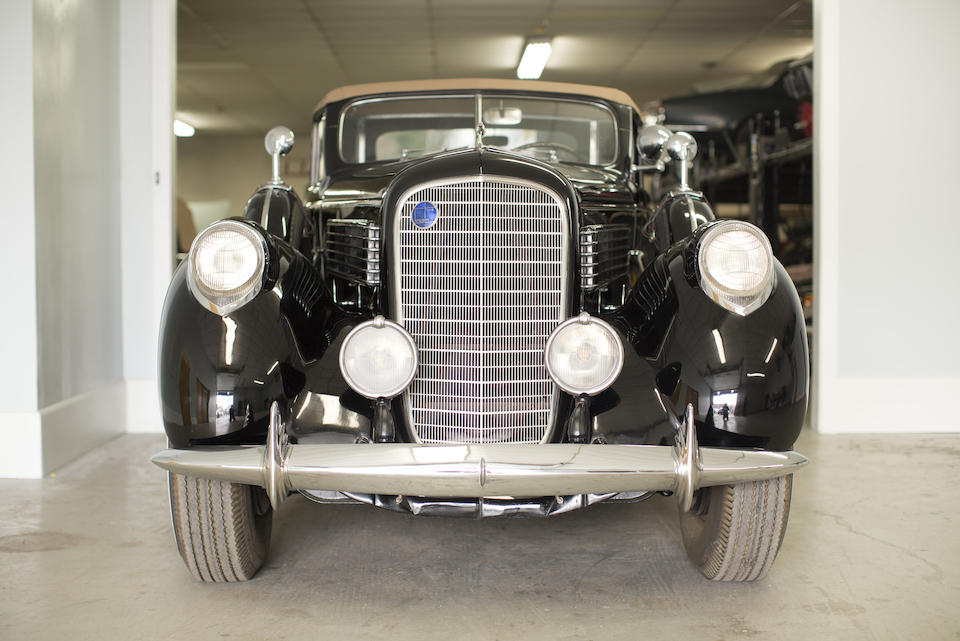 <i>One of 15 built</i><BR /><B>1938 Lincoln Model K Convertible Sedan with Partition<BR />Coachwork by LeBaron</B><BR />Chassis no. K9181<BR />Engine no. K9181