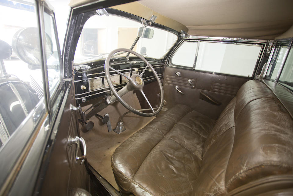 <i>One of 15 built</i><BR /><B>1938 Lincoln Model K Convertible Sedan with Partition<BR />Coachwork by LeBaron</B><BR />Chassis no. K9181<BR />Engine no. K9181