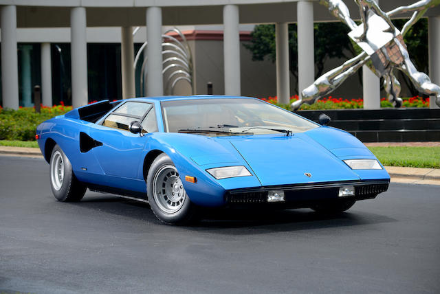 <i>Single owner since 1978, fewer than 16,500km from new</i><br /><b>1975 Lamborghini Countach LP400 'Periscopica'  </b><br />Chassis no. 1120066 <br />Engine no. 1120070