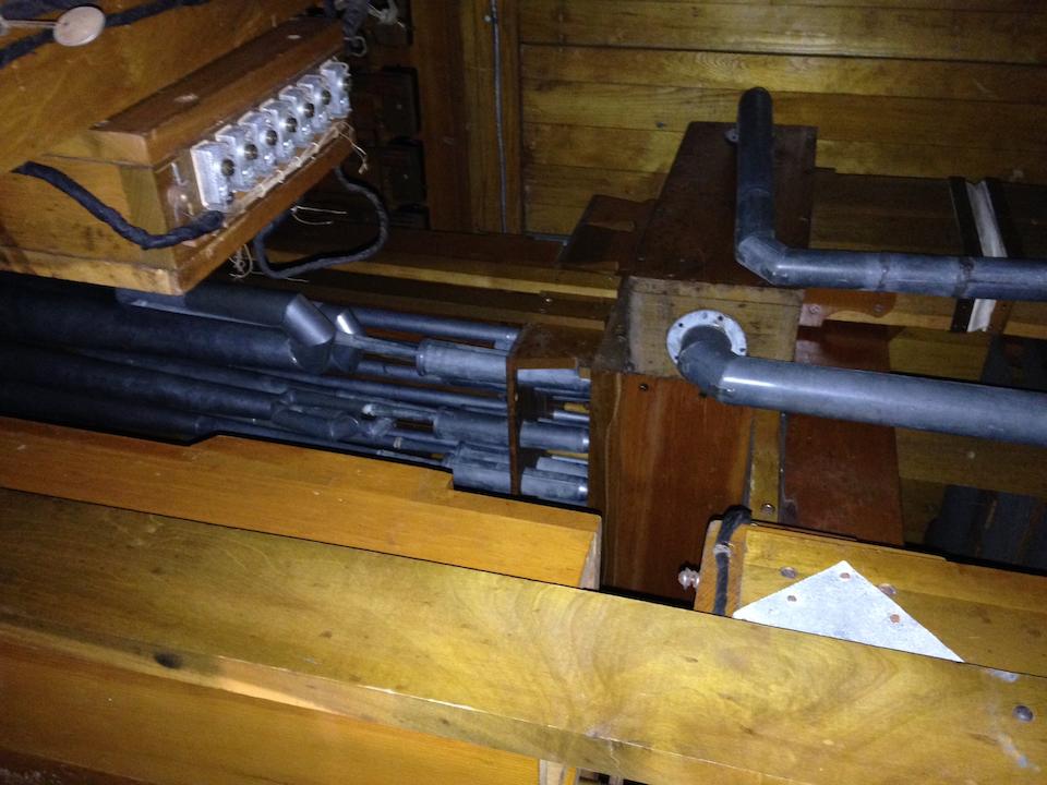 A 1910 Wurlitzer Theater organ from the Capital Theater in Lebanon, NH,