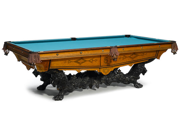 A Brunswick-Balke-Collender "Monarch" pool table