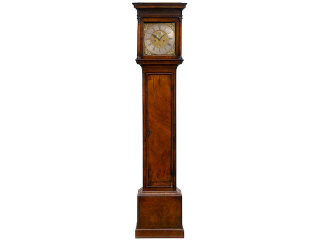 A George I walnut tallcase clock  Hen. Perry, St. Ann, Soho, London first quarter 18th century