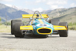 Thumbnail of The ex-Sir Jack Brabham, Ron Tauranac-designed, and South African Grand Prix-winning1970 BRABHAM-COSWORTH FORD  BT33 FORMULA 1 RACING SINGLE-SEATER Chassis no. BT33-2 Engine no. DFV 061 image 54