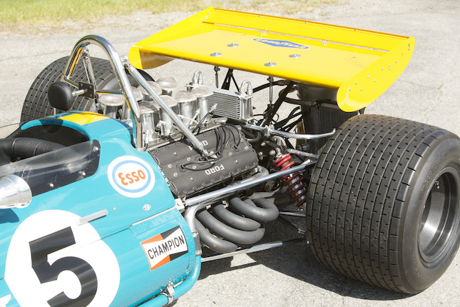 The ex-Sir Jack Brabham, Ron Tauranac-designed, and South African Grand Prix-winning1970 BRABHAM-COSWORTH FORD  BT33 FORMULA 1 RACING SINGLE-SEATER Chassis no. BT33-2 Engine no. DFV 061 image 43