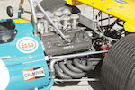 Thumbnail of The ex-Sir Jack Brabham, Ron Tauranac-designed, and South African Grand Prix-winning1970 BRABHAM-COSWORTH FORD  BT33 FORMULA 1 RACING SINGLE-SEATER Chassis no. BT33-2 Engine no. DFV 061 image 35