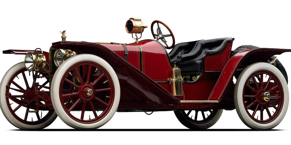<i>The F.C. Deemer, Honeymoon Roadster, ex-Dick Teague and W.K. Haines</i><br /><b>1907 American Underslung 50hp Roadster  </b><br />Engine no. 1402