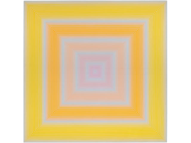 RICHARD ANUSZKIEWICZ (b. 1930) Soft Yellow, 1972