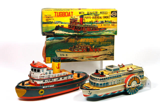 Battery Operated Tin Boats