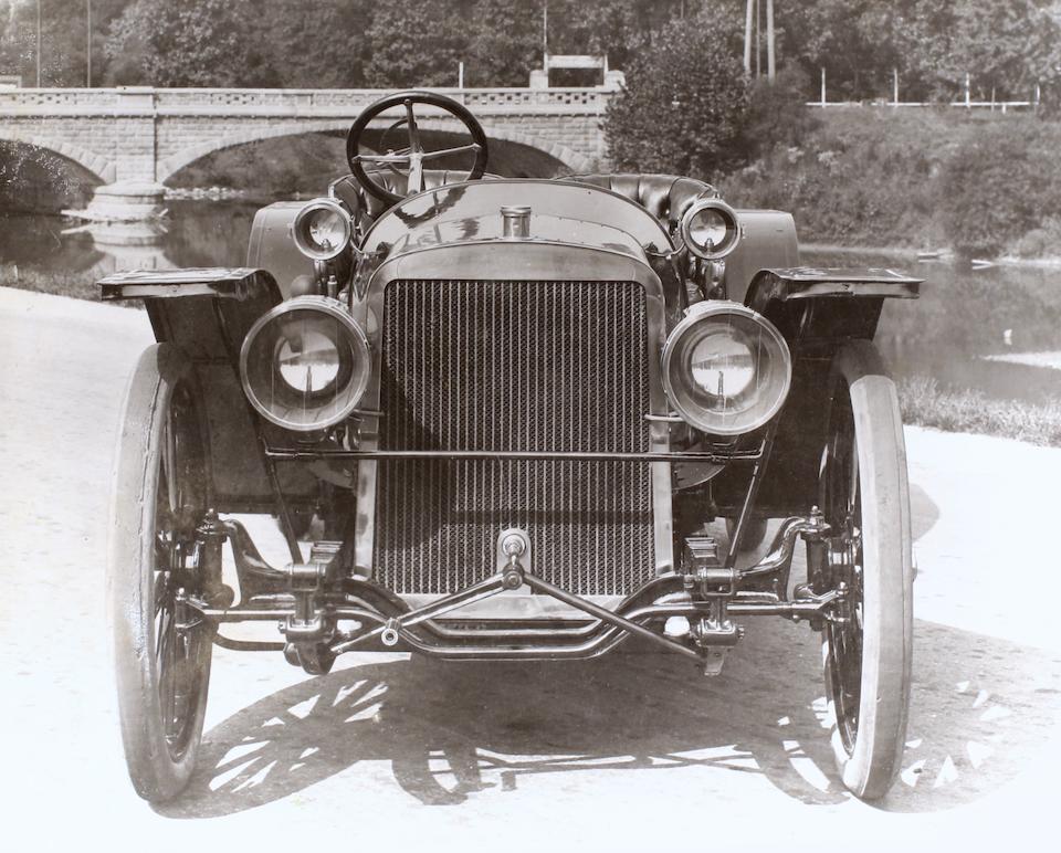 <i>The F.C. Deemer, Honeymoon Roadster, ex-Dick Teague and W.K. Haines</i><br /><b>1907 American Underslung 50hp Roadster  </b><br />Engine no. 1402