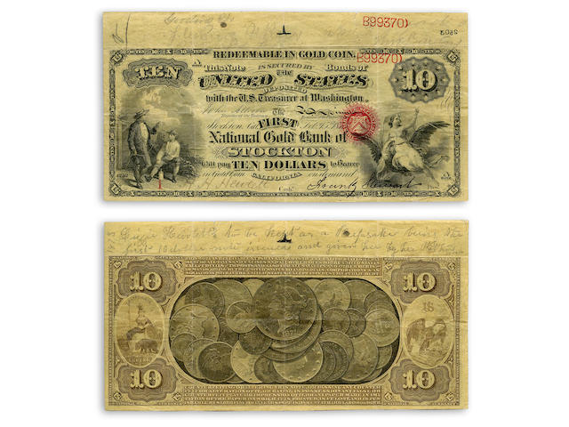 New Discovery Stockton California National Bank Note Collection