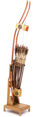 A bow, quiver and arrow set Edo period (19th century)