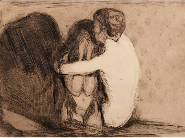 Edvard Munch (1863-1944); Consolation;
