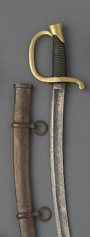 A U.S. Model 1840 mounted artillery saber by the Ames Mfg. Co.
