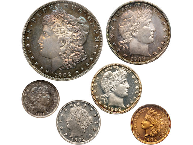 1902 Six Coin Proof Set