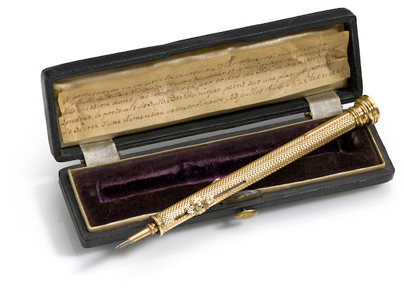 BUTLER & CO. Gold Propelling Pencil Presented by Queen Victoria, 1840s image 1