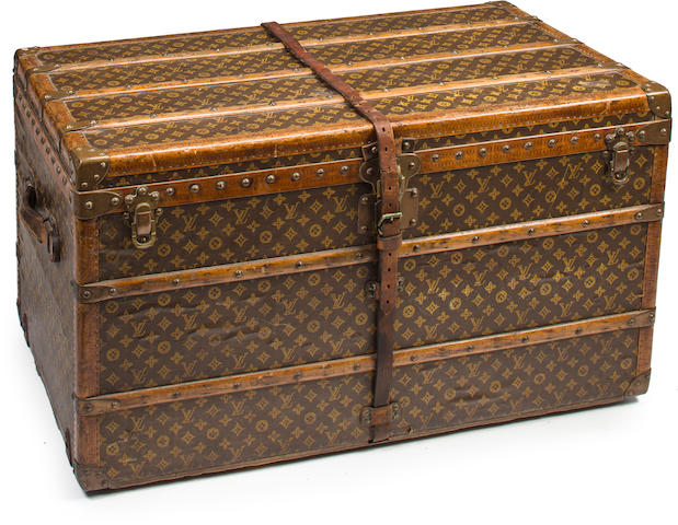 Bonhams : A Louis Vuitton monogram steamer trunk