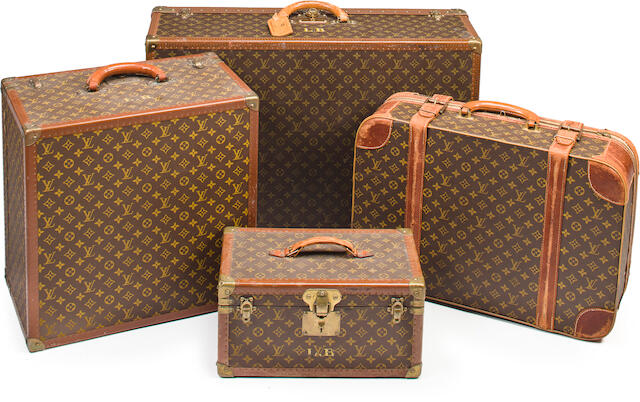 Bonhams : An assembled set of Louis Vuitton monogram luggage