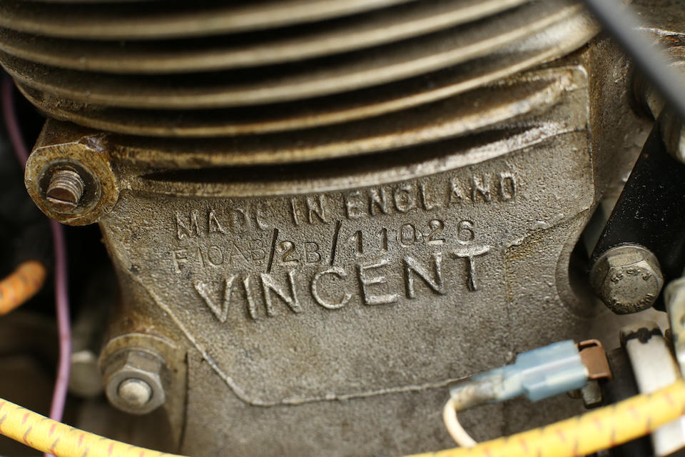 1955 Vincent Black Prince Frame no. RD 12777B Engine no. F10AB/2B/11026