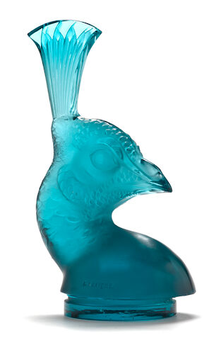 Bonhams A Rare Turquoise Tete De Paon Mascot By Rene Lalique French 1928 Height 7 Ins Bonhams A Rare Turquoise Tete De Paon Mascot By Rene Lalique French 1928 Height 7 Ins