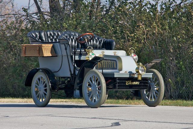 <b>1903 E.R. THOMAS MODEL 18 TONNEAU  </b><br />Chassis no. 635 <br />Engine no. 635