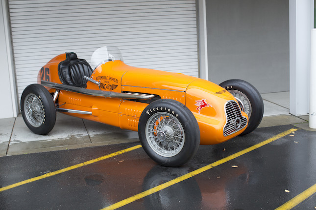 The ex-Louis Rassey, Brooks Stevens and David Uihlein,1948 Automobile Shippers Special Indy Roadster  Engine no. 56 image 9